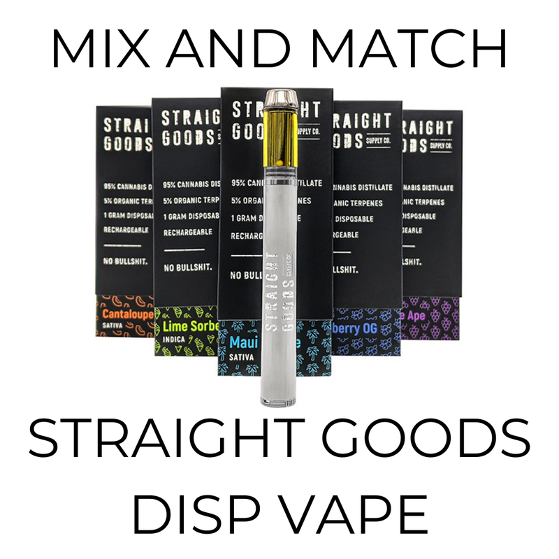 5-Pack Straight Goods Disposable Vape Pens - Mix and Match