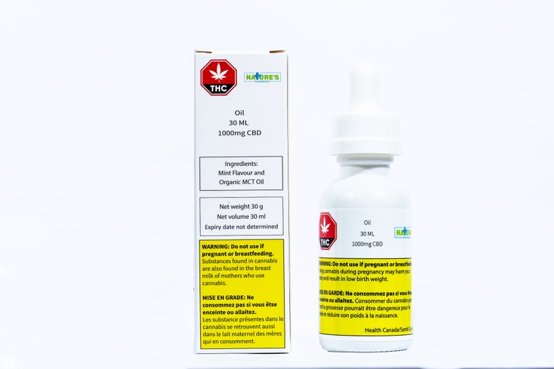 Natures Pharmacy : CBD Tincture 1000mg 30ml