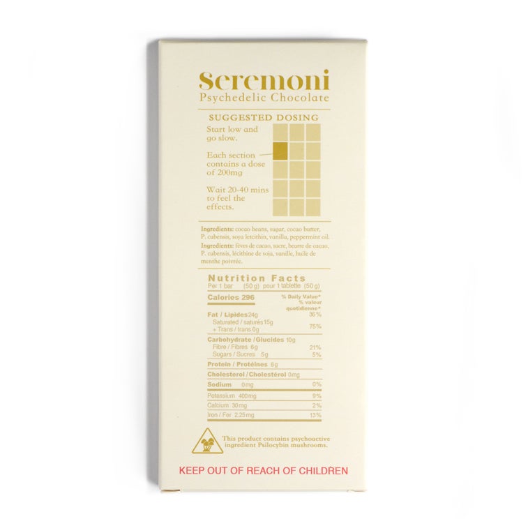 Seremoni: Psilocybin Chocolate Bar (3000mg)