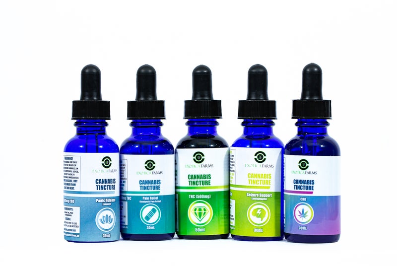 Exotica Farms: Cannabis Tinctures (THC/CBD/1:1)