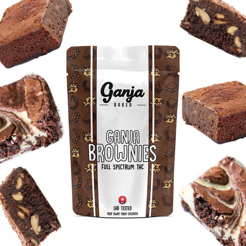 Ganja Baked - White Chocolate Chip Brownie 400mg