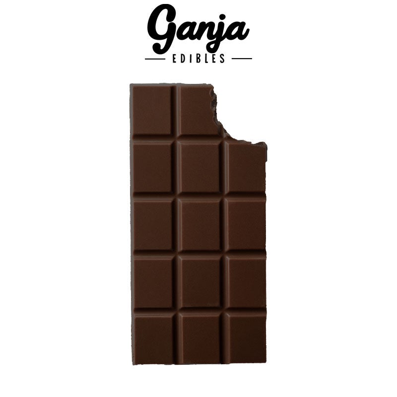 Ganja Baked - Dark Chocolate Almond Bar 210mg THC (Vegan)