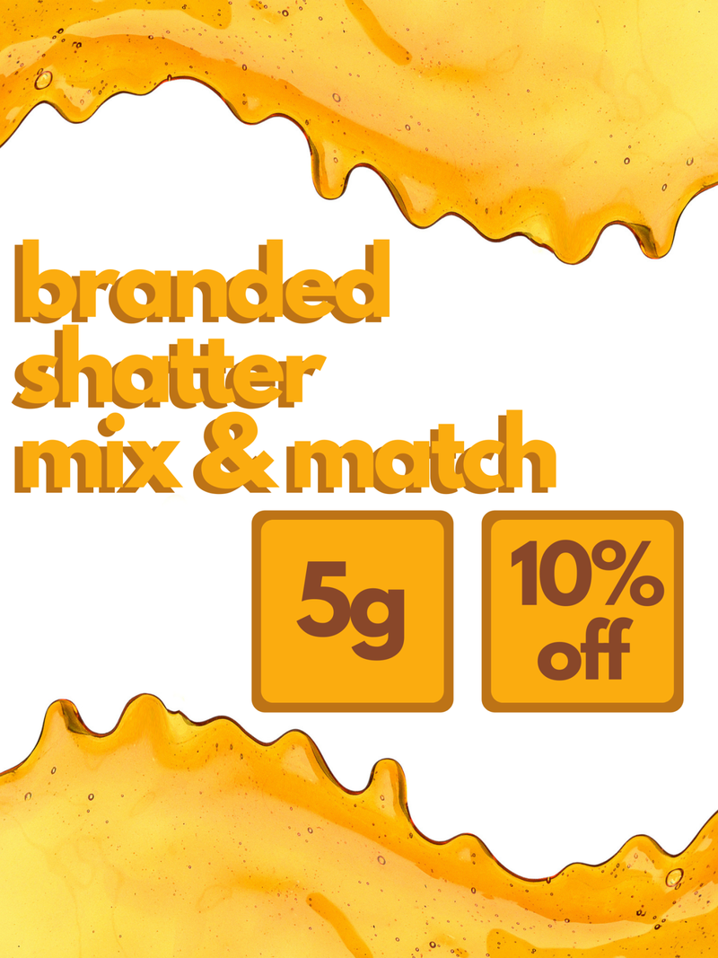 5-Pack Branded Shatter - Mix and Match