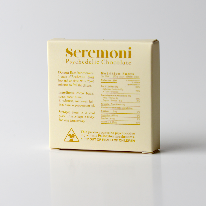 Seremoni: Psilocybin Chocolate Bar (1000mg)