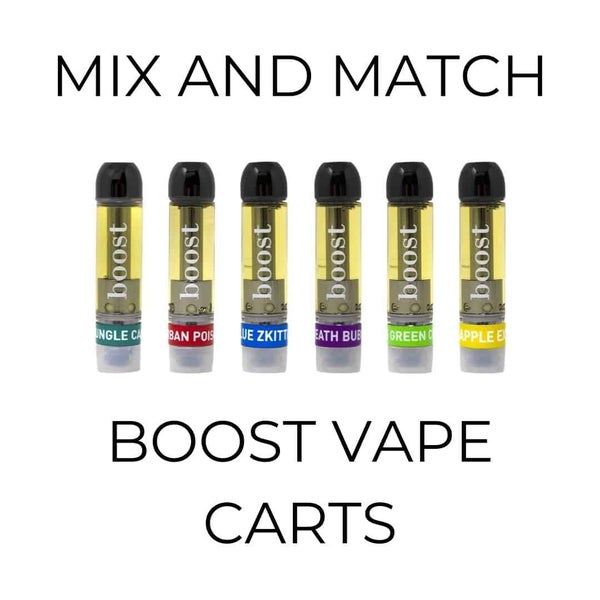 5-Pack Boost Vape Cartridges - Mix and Match