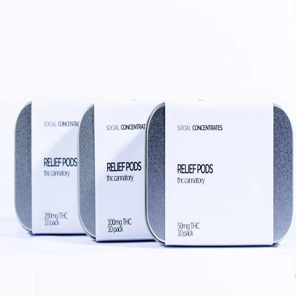 Relief Pod THC Suppositories (Social)