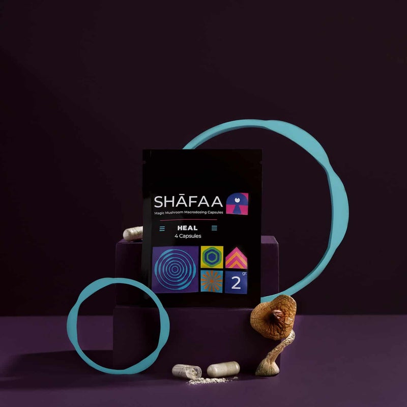 Shafaa Heal Macrodose Magic Mushroom Capsules - 2g