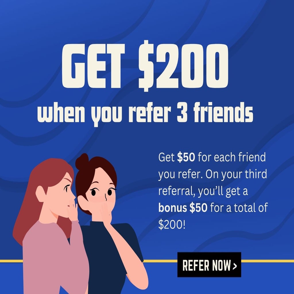 smartbudz referral program, get $200 when you refer 3 friends