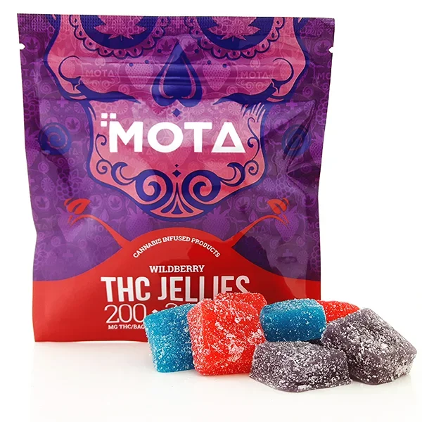 MOTA - THC Wild Berry Jellies (200mg)