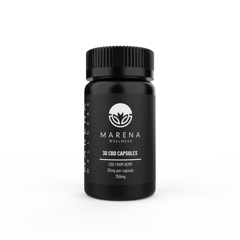 Marena Wellness - Full Spectrum CBD Capsules 750mg (30x25mg)