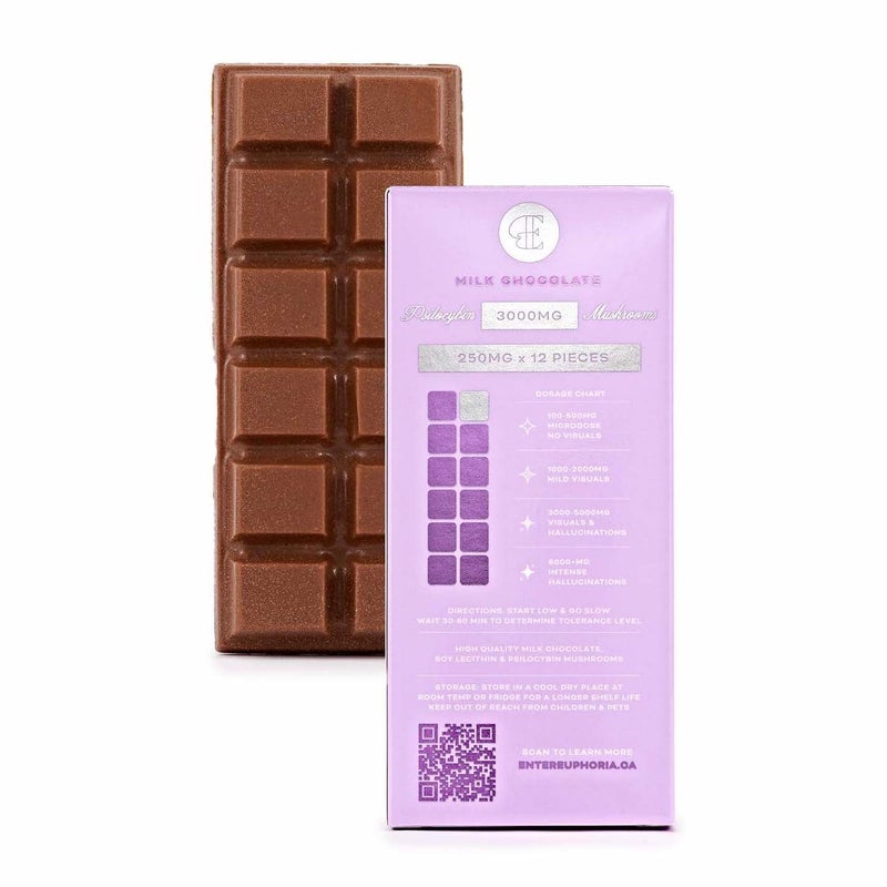 Euphoria Psychedelics - Mushroom Chocolate Bar (3000mg)