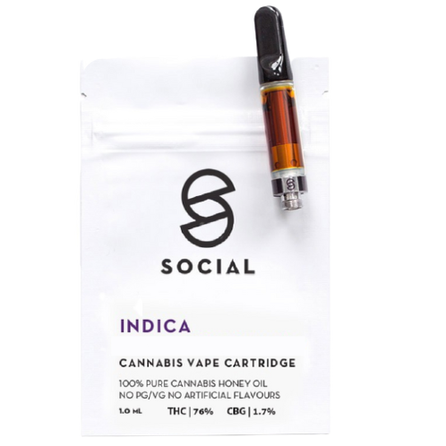 Social - Honey Oil Cartridges (1g)