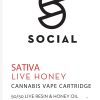 Social Honey Oil Vape Cart – Live Honey Sativa