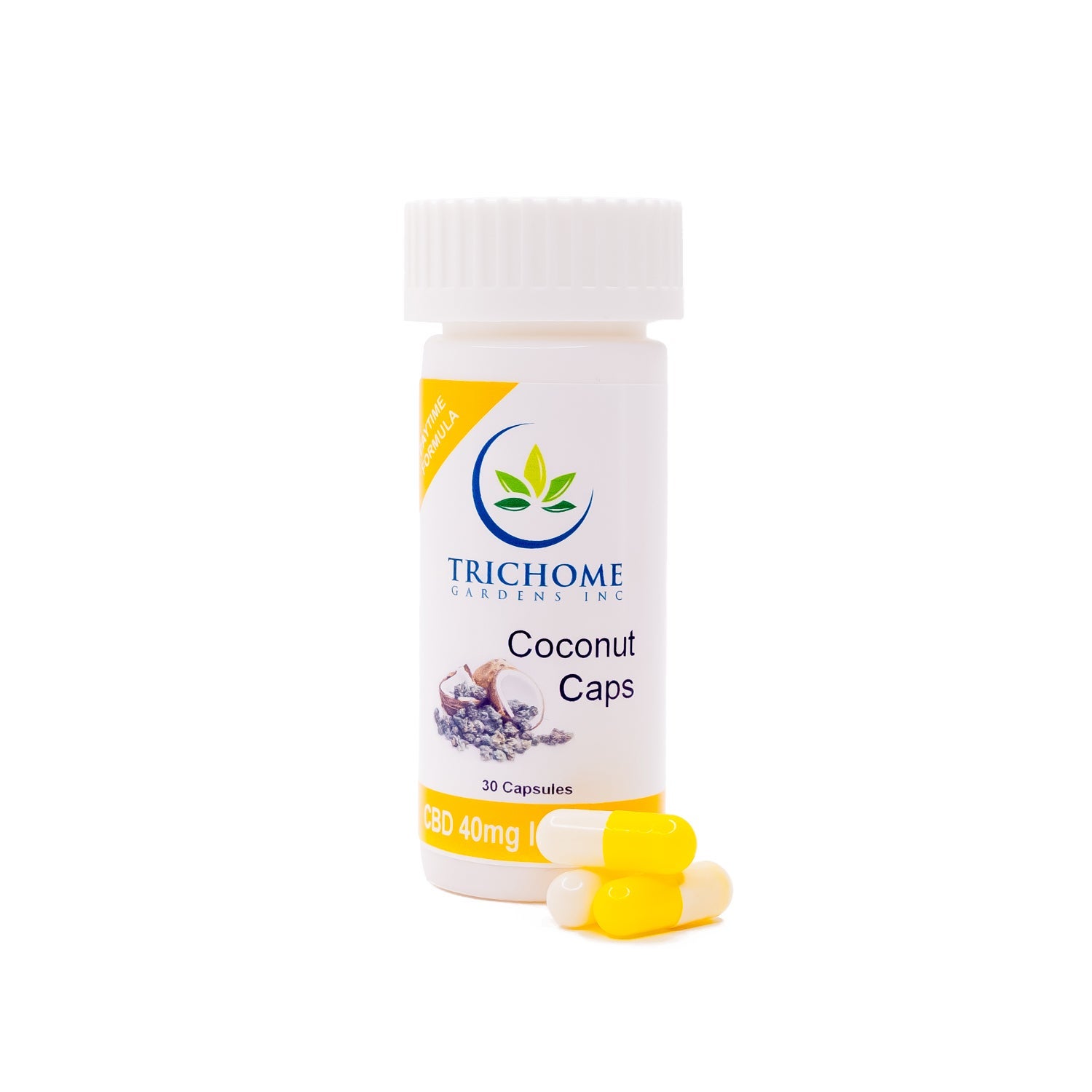 Trichome Gardens – Daytime Formula Capsules (CBD/CBG)