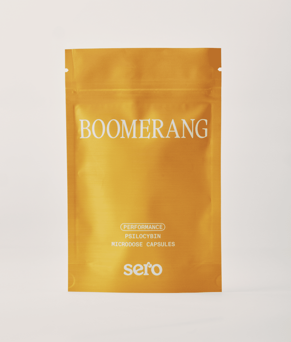 Boomerang Psilocybin Microdose Capsules for Improving Performance