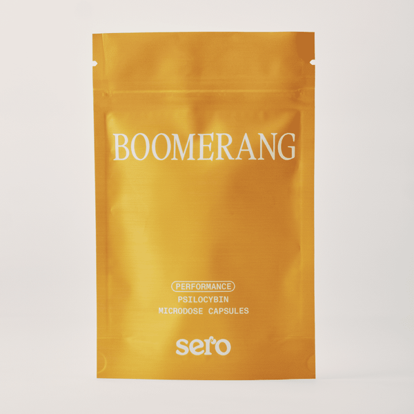Boomerang Psilocybin Microdose Capsules for Improving Performance