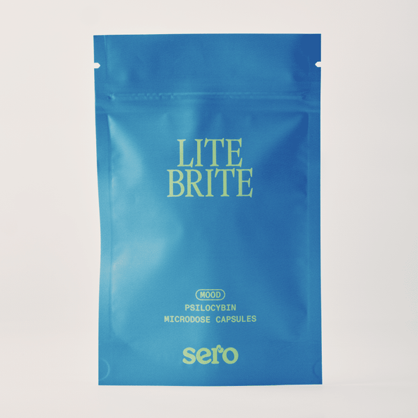 Lite Brite Psilocybin Microdose Capsules for Mood Balance