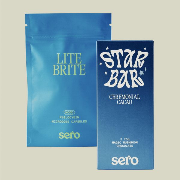 Sero Feel Lifted Microdose Bundle – Psilocybin Chocolate and Capsule Set for Mood, Relaxation, and Focus