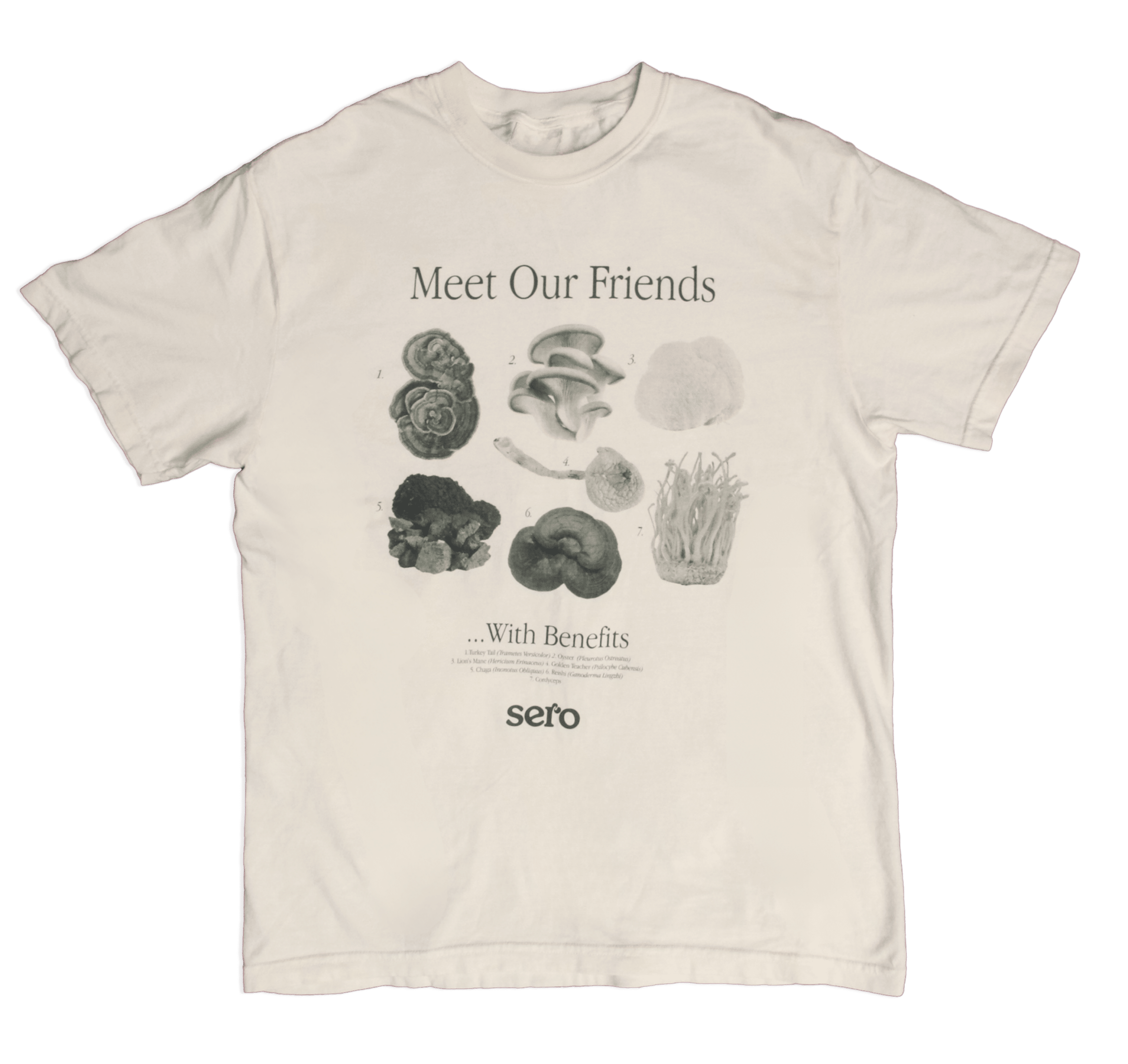 Friends with benefits mushroom t-shirt