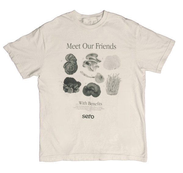 Friends with benefits mushroom t-shirt