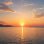 Morning sunrise, the primary natural cue that sets your circadian rhythm