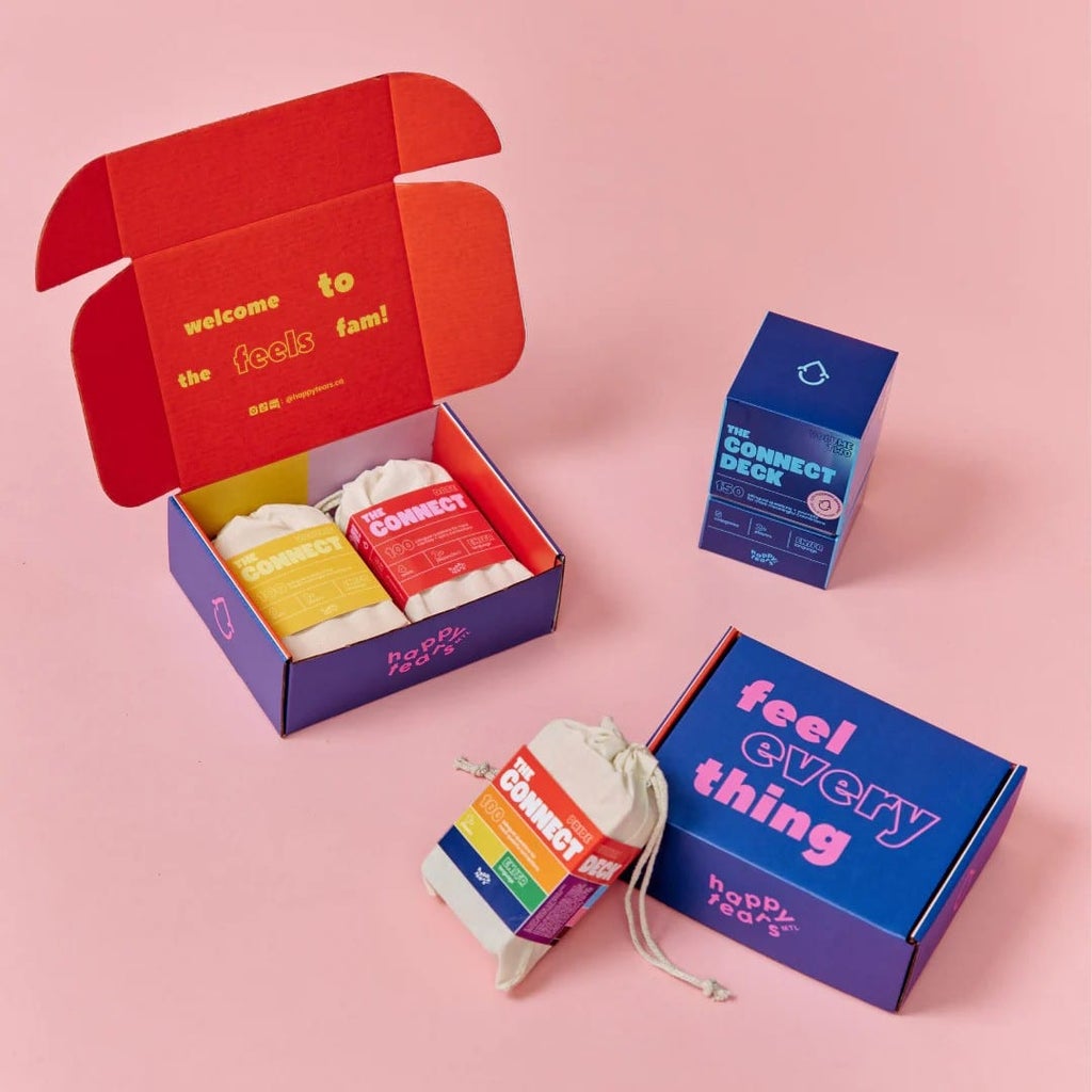 Happy tears connect deck conversation cards