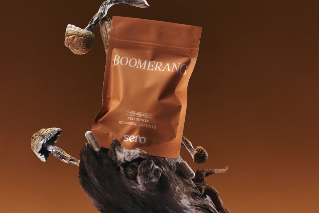 boomerang is sero's microdosing capsules designed for athletes