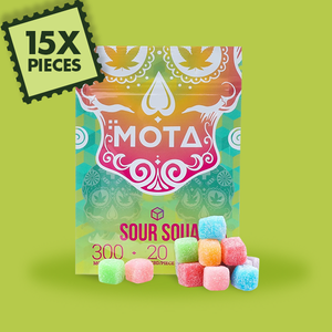 Sour Square Gummies