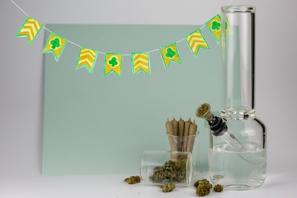 Cannabis parties with joints, bc bud and a big bong