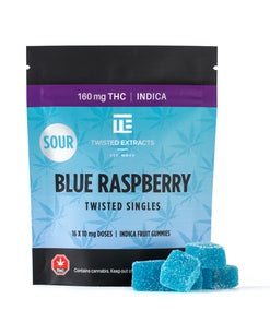 Twisted Extracts Blue Raspberry - Sour Twisted Singles (160mg)