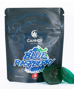 Canndy Blue Raspberry Edibles - THC Gummies (200mg)