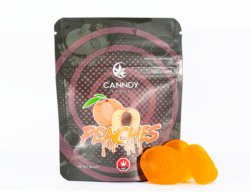 Canndy Peaches Edibles - THC Gummies (300mg)