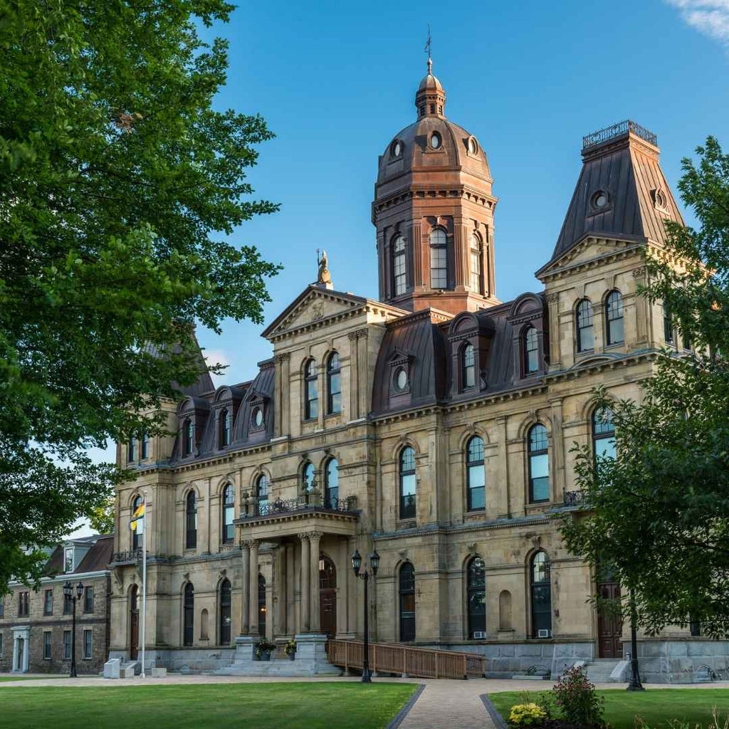 a building in New Brunswick