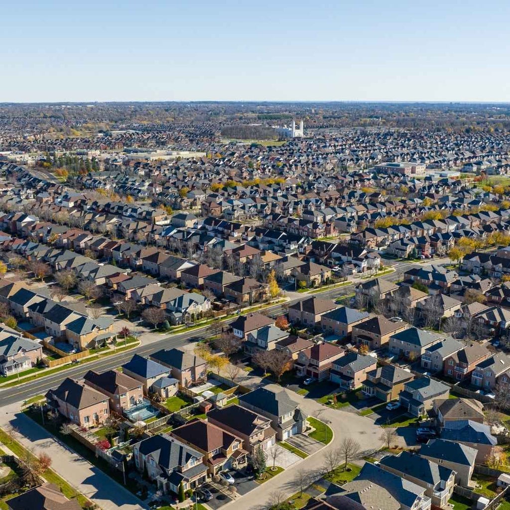Sky View of the City of Markham