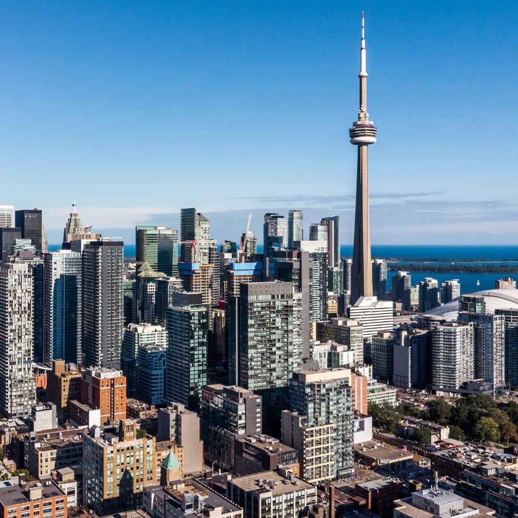 Sky city view of Ontario Canada