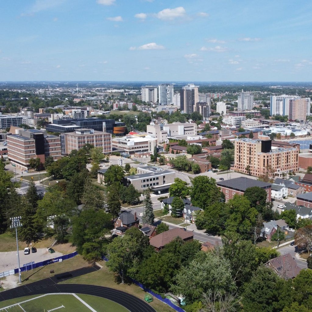 A City view of Waterloo