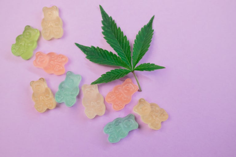 edible gummies beside weed