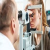 Woman with Glaucoma - Eye Medical Check Up