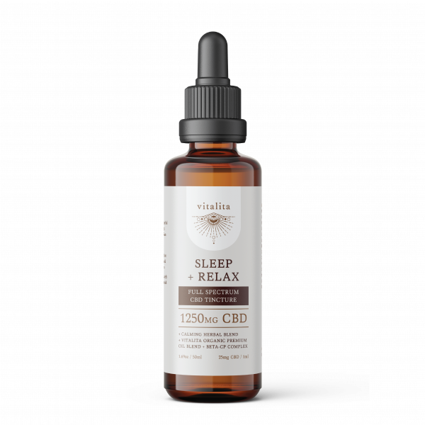 Vitalita - Full Spectrum CBD Tincture - Sleep & Relax