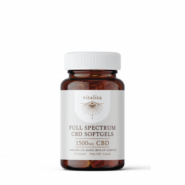 Vitalita - CBD Full Spectrum Soft Gels (1500mg)