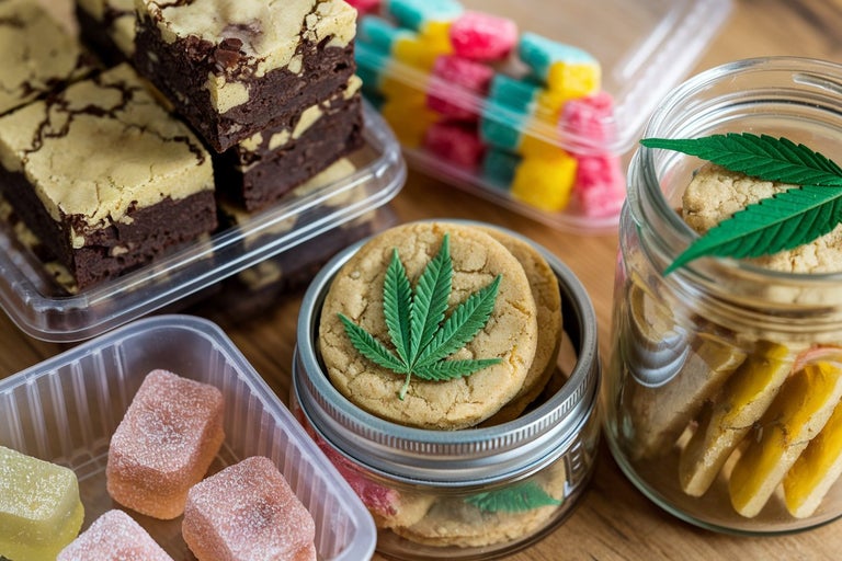 weed edibles from decarbed weed