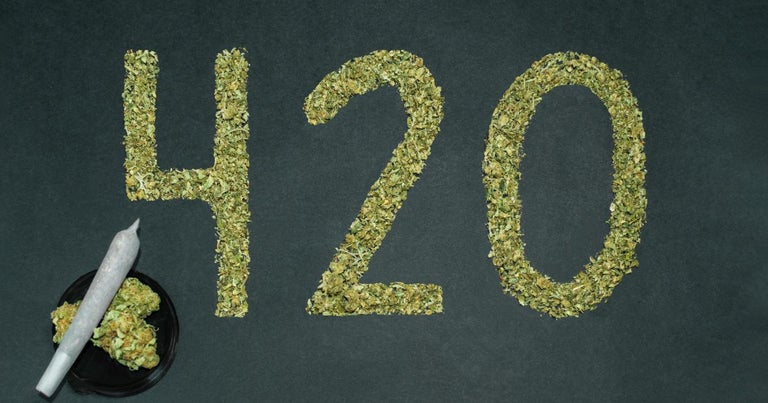 420 Vancouver cover photo. Flower is lined up in the shape of the numbers representing the event.