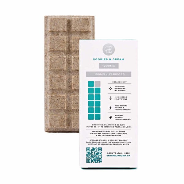 Euphoria Psychedelics - Mushroom Chocolate Bar (1200mg) - Image 4