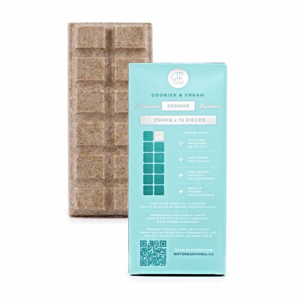 Euphoria Psychedelics - Mushroom Chocolate Bar (3000mg) - Image 2