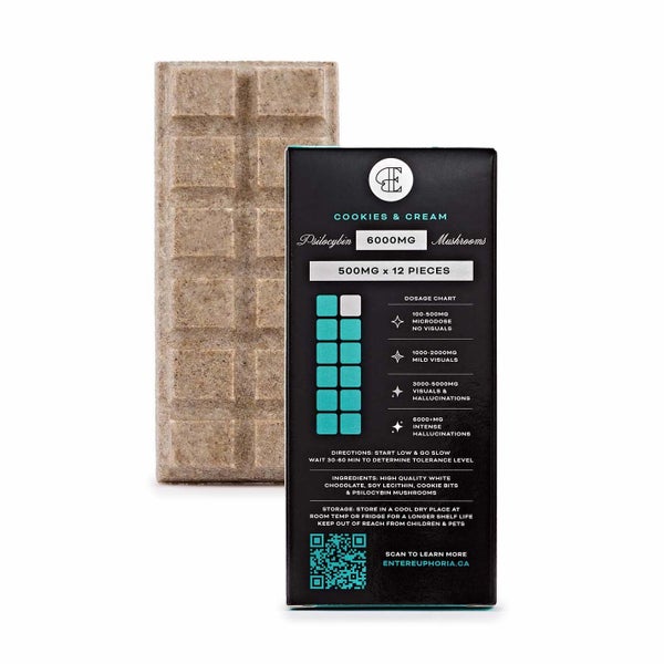 Euphoria Psychedelics - Mushroom Chocolate Bar (6000mg) - Image 2