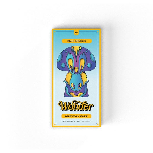 Wonder - Blue Meanie Mushroom Chocolate Bar (6000mg) - Image 3