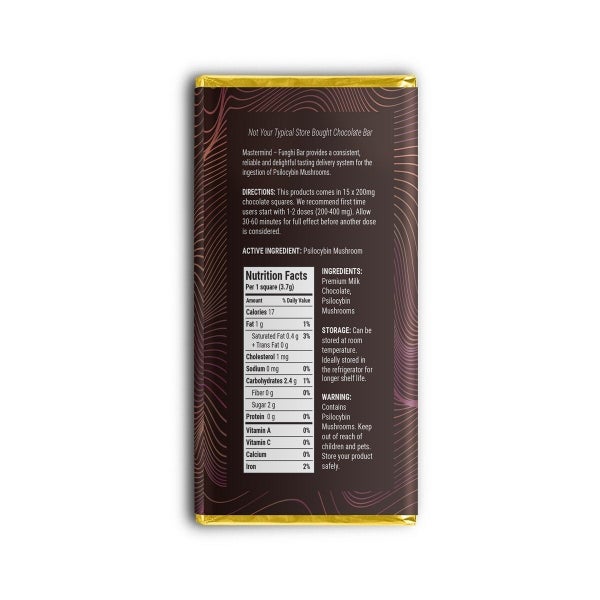 Mastermind - Funghi Chocolate Bar (3000mg) - Image 2