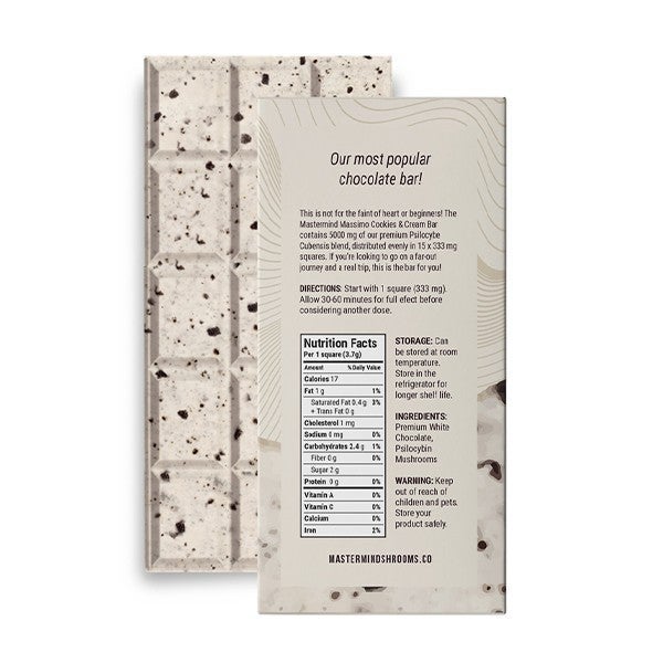 Mastermind - Funghi Chocolate Bar (5000mg) - Image 2