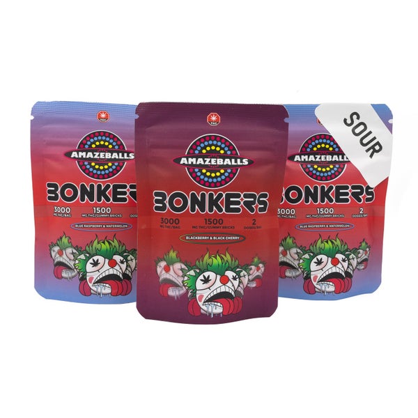 Amazeballs - Bonkers Gummy Bricks (3000mg)