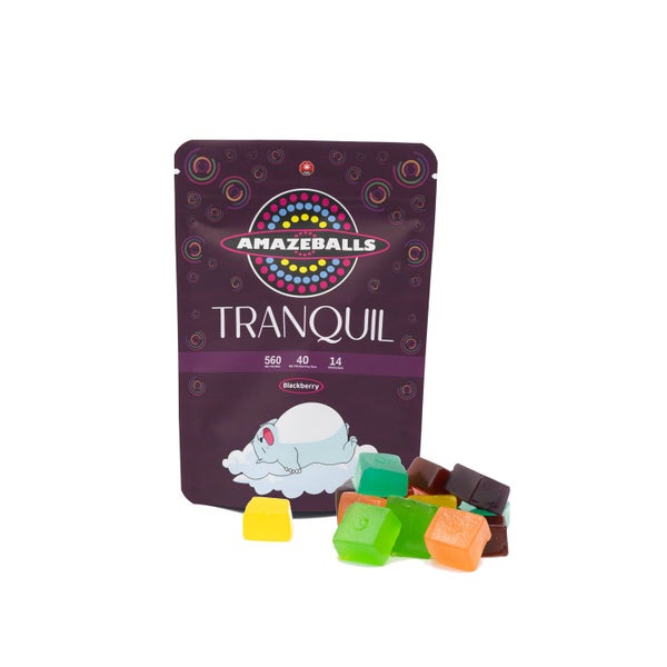 Amazeballs - Tranquil Gummy Cubes (560mg) - Image 4